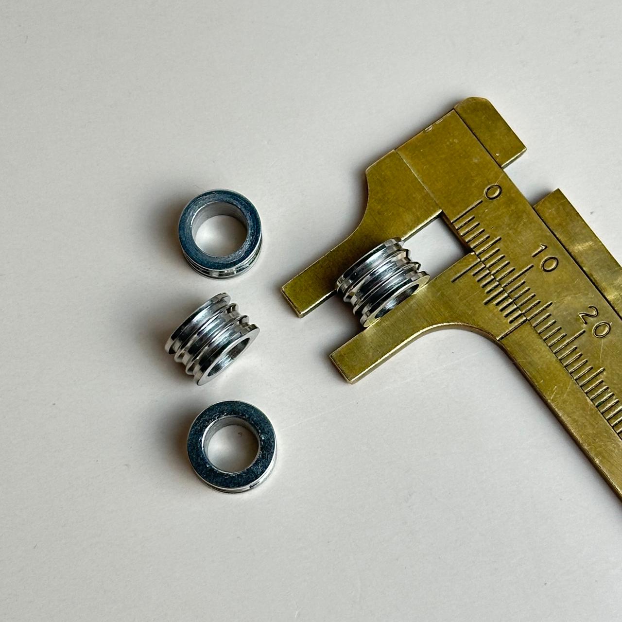 უჟანგავი დეტალი ვერცხლისფერი 10x6მმ